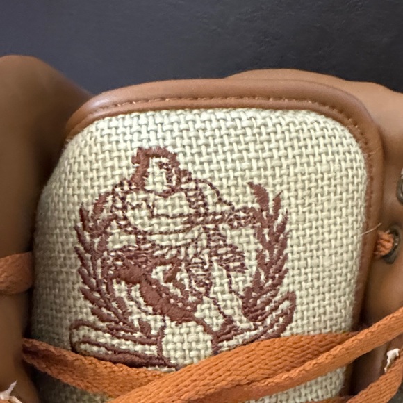 Evisu Brown and Tan High-Top Sneakers - Picture 5 of 10